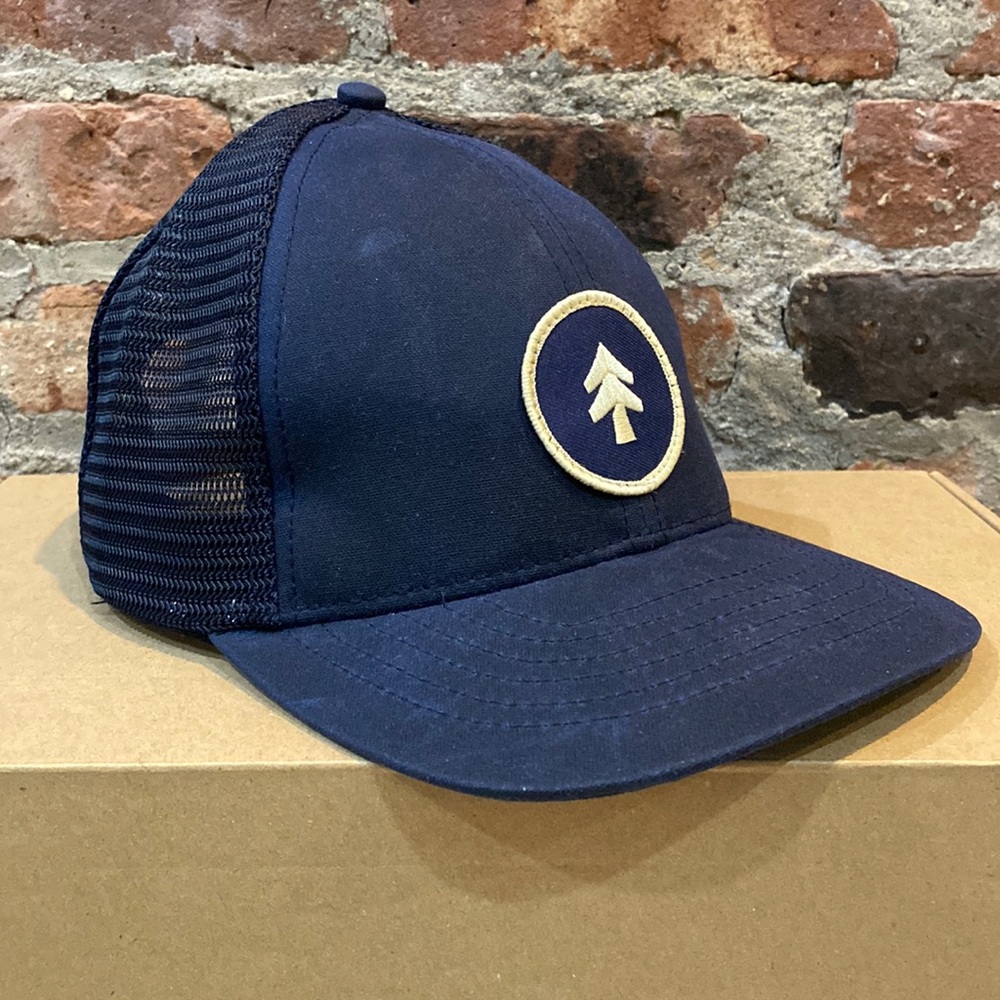 Huckberry Waxed Cotton Trucker Baseball Cap